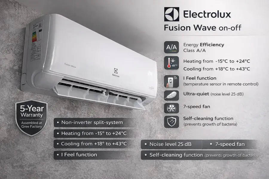 Кондиционер Electrolux Fusion Wave